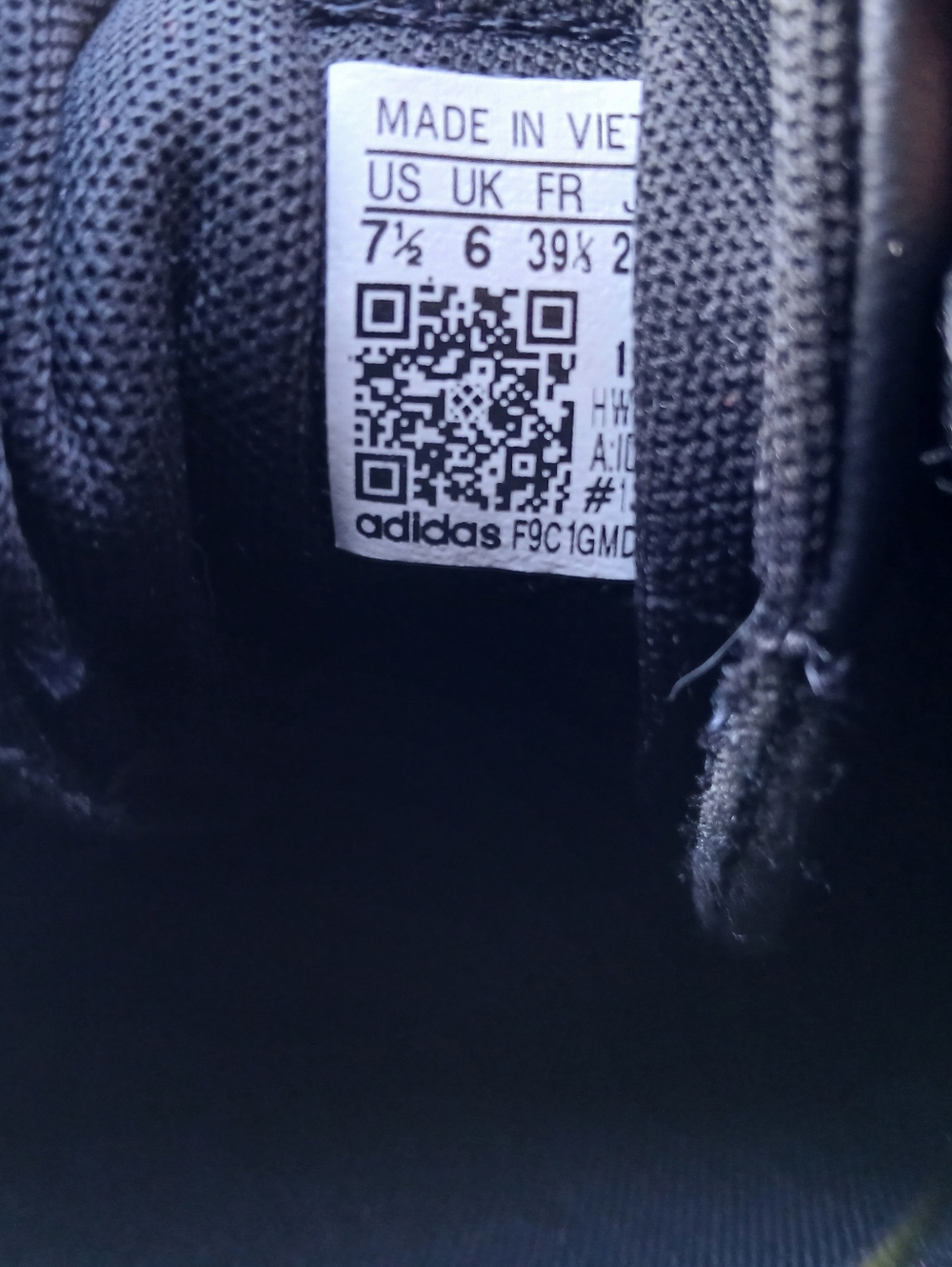 adidas Black Sneakers with White Stripes and Brown Gum Sole - Picture 2 of 8
